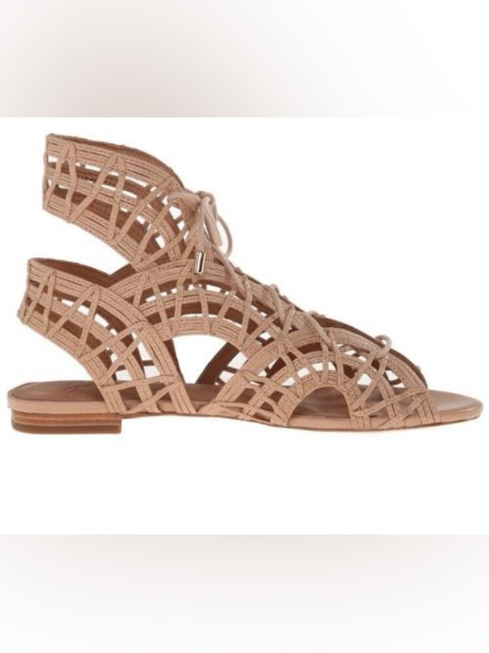 Joie Renee cage Woven Lace-Up Gladiator Sandal
